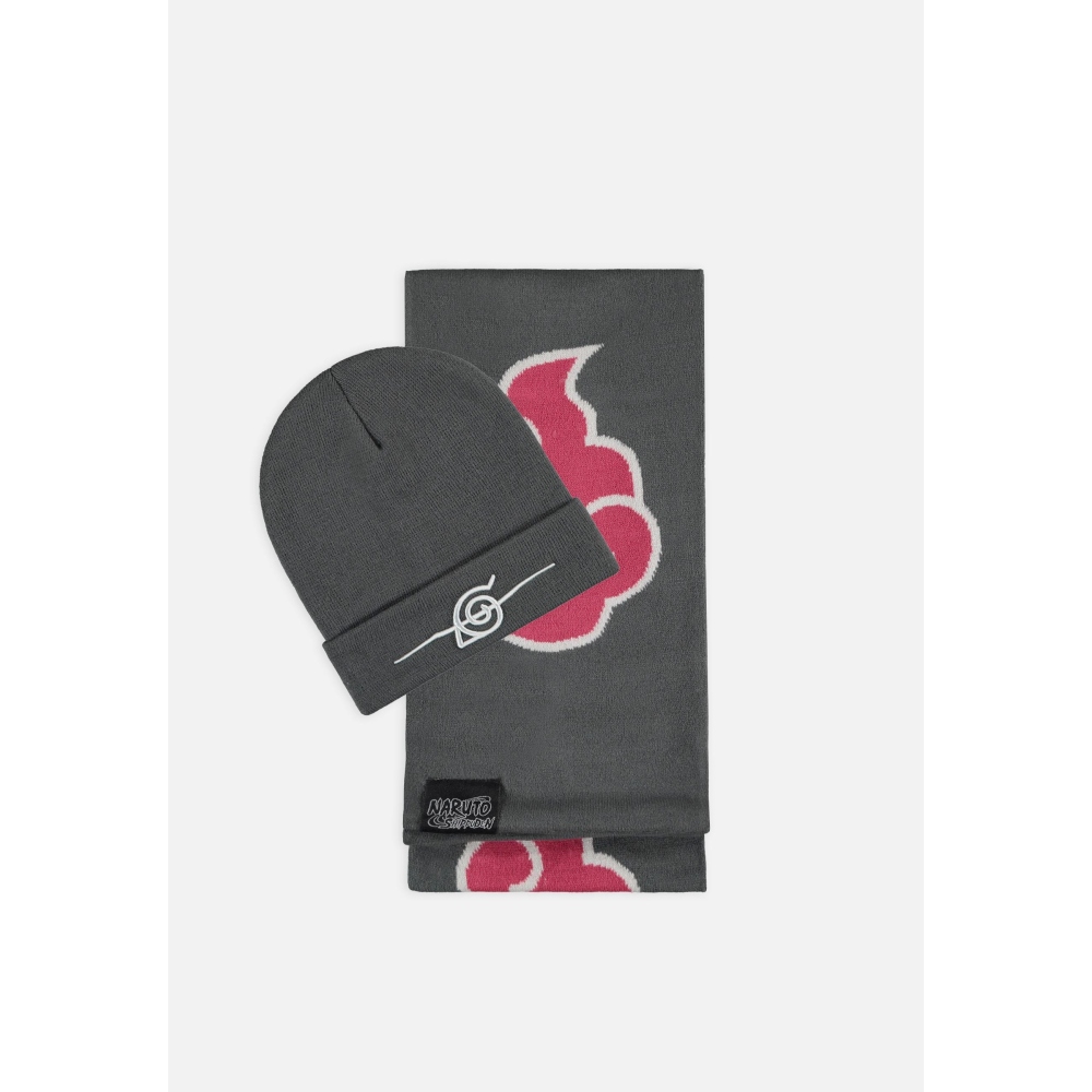 Naruto - Gift Set Bonnet & écharpe - Noir